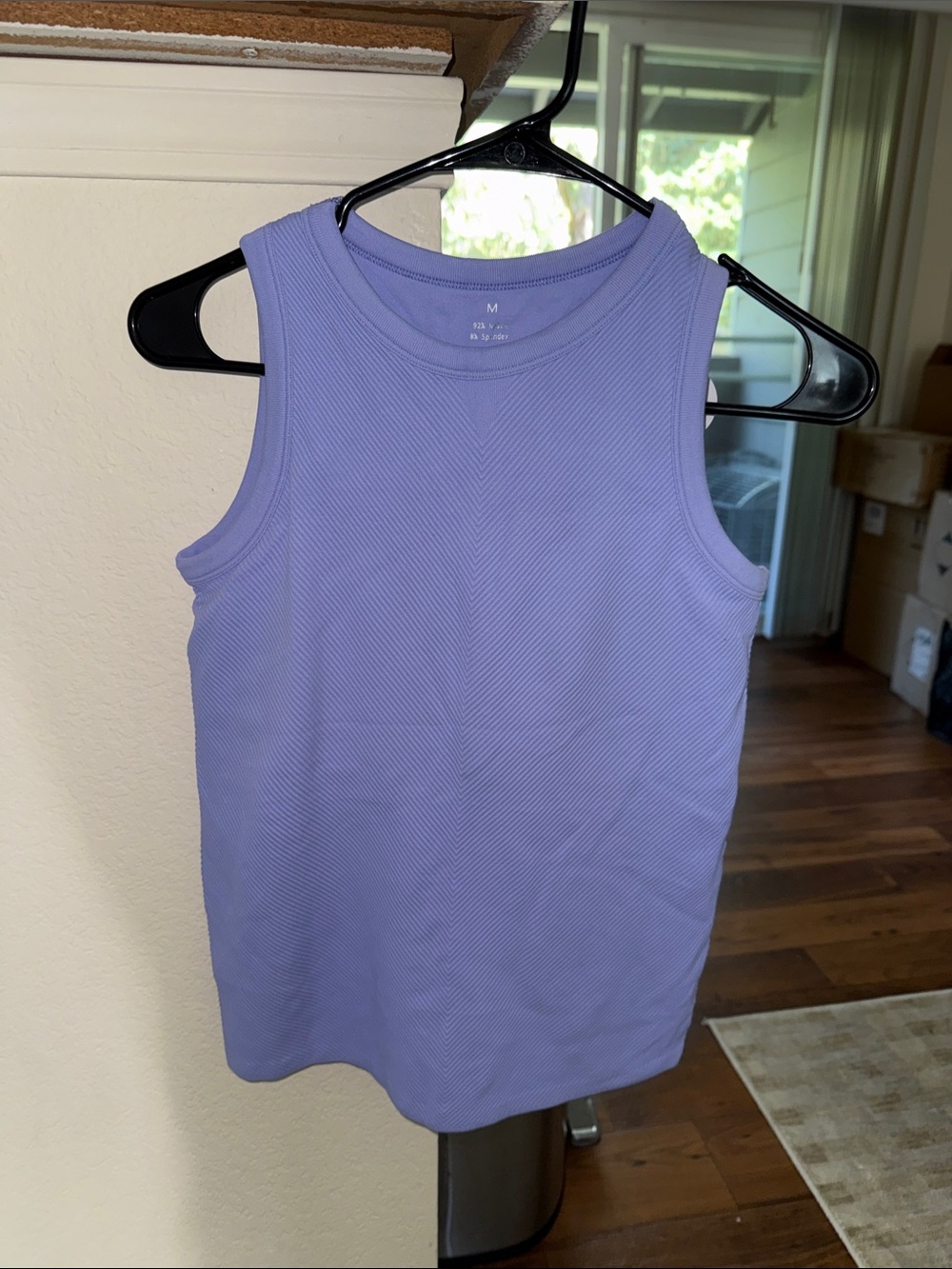 Attraco purple top soft stretchy fabric